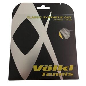 VOLKL CLASSIC SYNTHETIC GUT 17 GAUGE 12 M WHITE TENNIS STRING